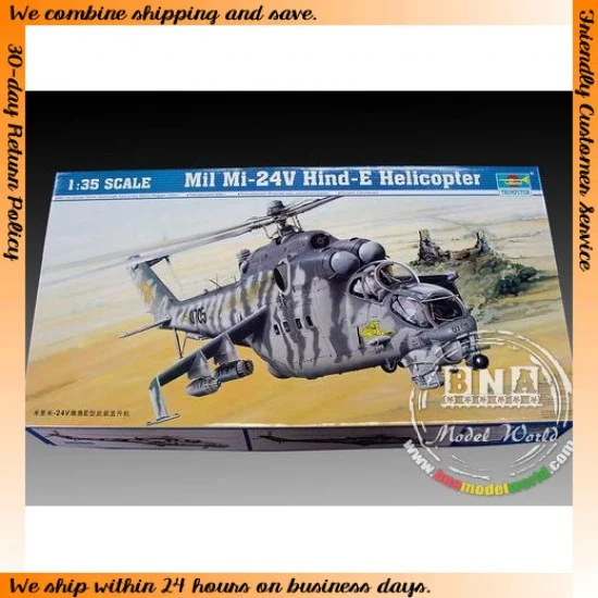 Trumpeter 05103 1/35 Mi-24V Hind-E Helicopter