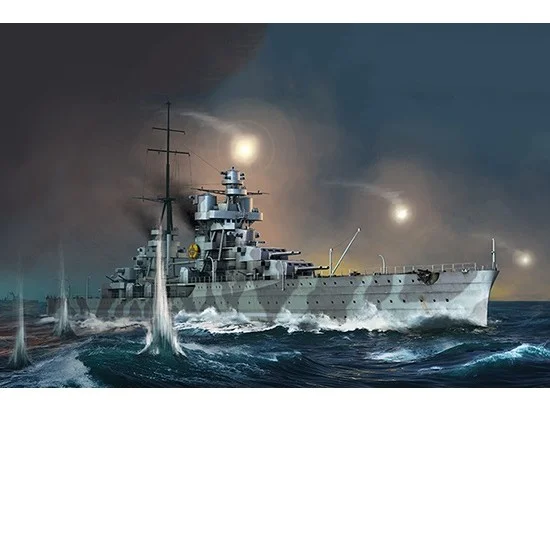 Trumpeter 05348 1/350 Italian Heavy Cruiser Fiume - Model Ships & Boats