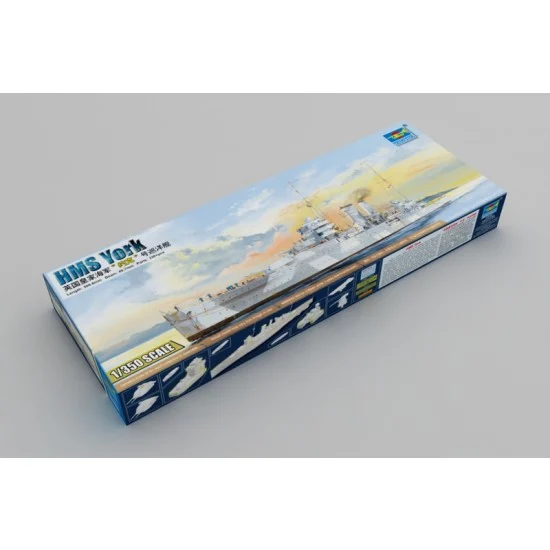 Trumpeter 05351 1/350 HMS York Heavy Cruiser - Model Ships & Boats