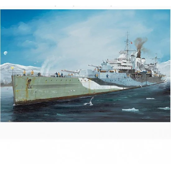 Trumpeter 05352 1/350 HMS Kent Heavy Cruiser - Model Ships & Boats