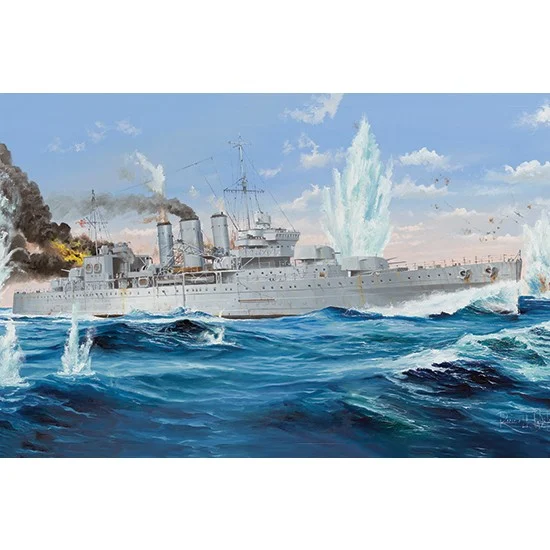 Trumpeter 05353 1/350 HMS Cornwall County-class Heavy Cruiser