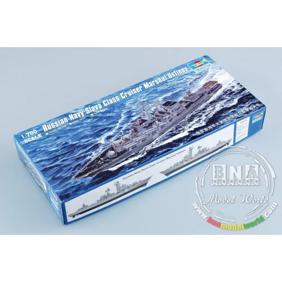 Trumpeter 05722 1/700 Russian Navy Slava Class Cruiser Marshal Ustinov - Model Ships & Boats