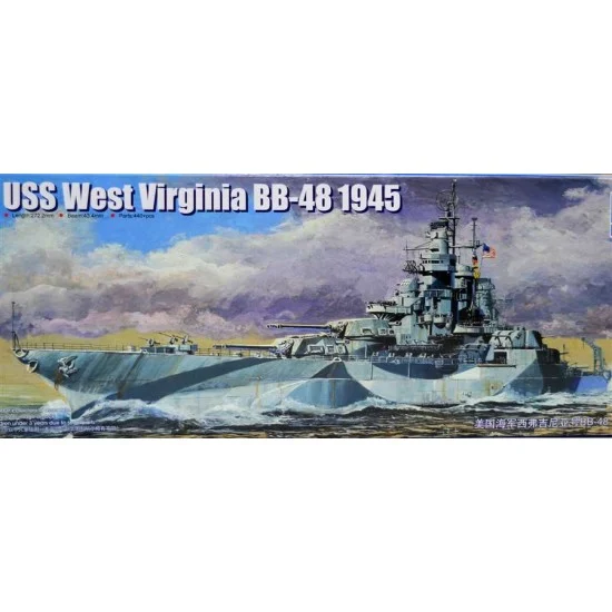 Trumpeter 05772 1/700 USS West Virginia BB-48 1945 Battleship
