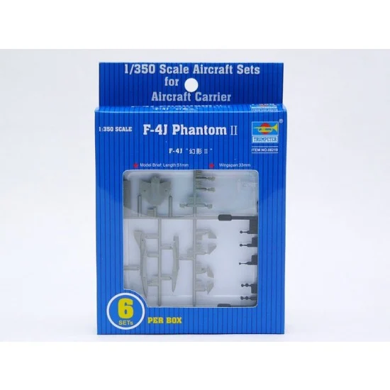 Trumpeter 06219 1/350 McDonnell F-4J Phantom II (6pcs)