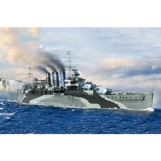 Trumpeter 06735 1/700 Royal Navy HMS Kent County class Heavy Cruiser - Model Ships & Boats