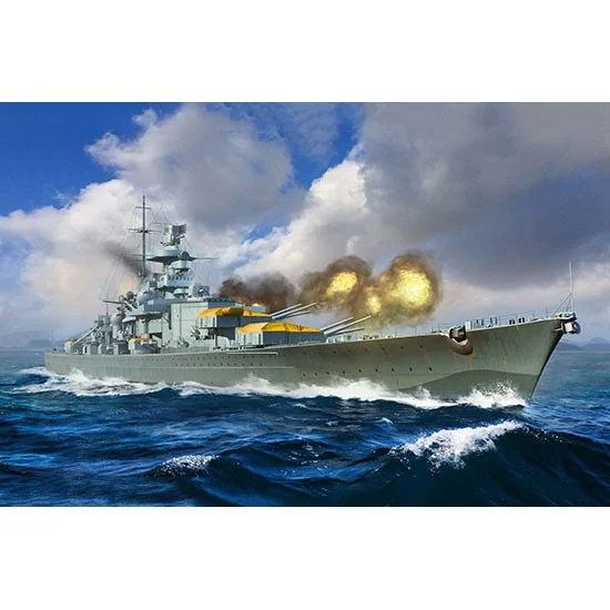 Trumpeter 06736 1/700 German Gneisenau Battleship - Model Ships & Boats