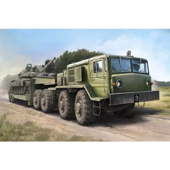 Trumpeter 07195 1/72 MAZ-537G Late Type with MAZ/ChMZAP-5247G Semitrailer