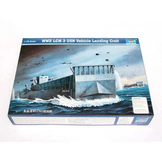 Trumpeter 07213 1/72 WWII LCM 3 USN Vehicle Landing Craft - Military Vehicles & Tanks