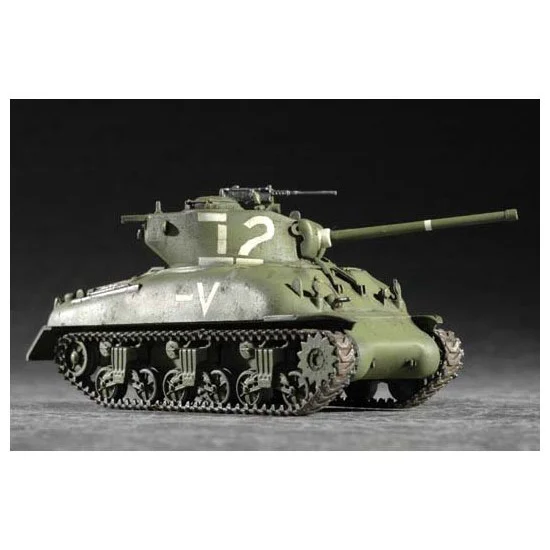 Trumpeter 07222 1/72 US M4A1 (76) W Tank - Military Vehicles & Tanks