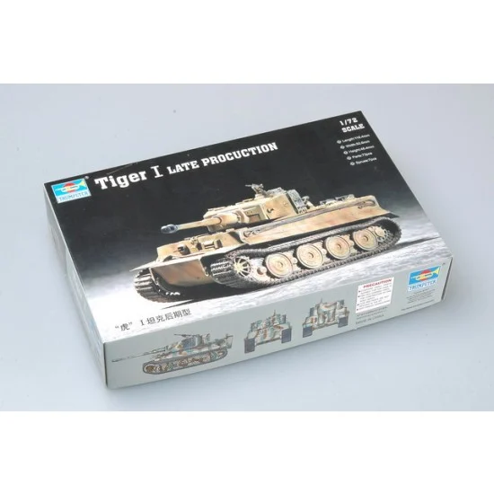 Trumpeter 07244 1/72 German Tiger I Tank (Late Production) - Military Vehicles & Tanks