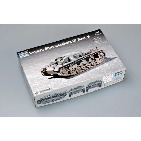 Trumpeter 07256 1/72 German Sturmgeschutz III Ausf. B - Military Vehicles & Tanks