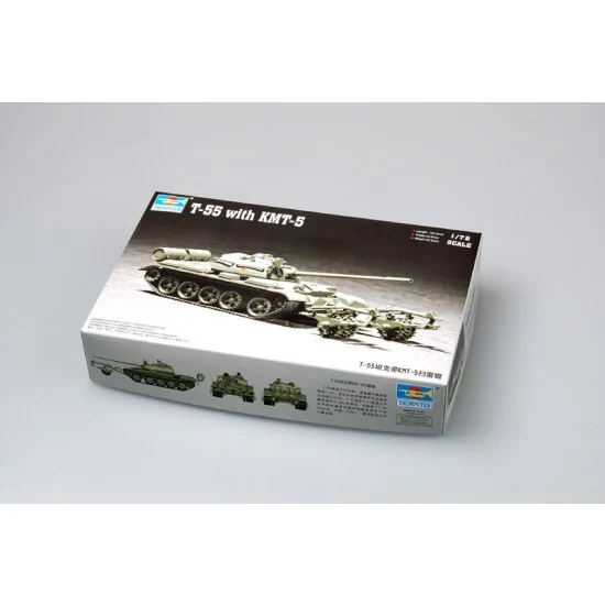 Trumpeter 07283 1/72 WWII Russian T-55 with KMT-5