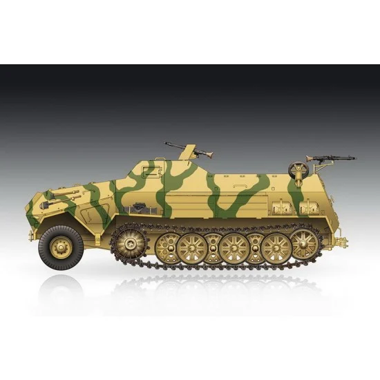 Trumpeter 07404 1/72 Sd.Kfz.8 Gepanzerte 12t - Military Vehicles & Tanks
