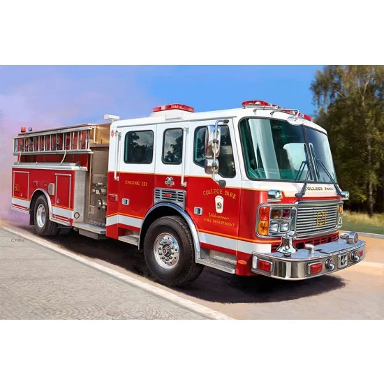 Trumpeter 07445 1/72 American LaFrance Eagle Fire Pumper - Military Vehicles & Tanks
