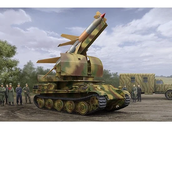 Trumpeter 09532 1/35 Flakpanther w/8.8cm Flakrakete Rheintochter I - Military Vehicles & Tanks
