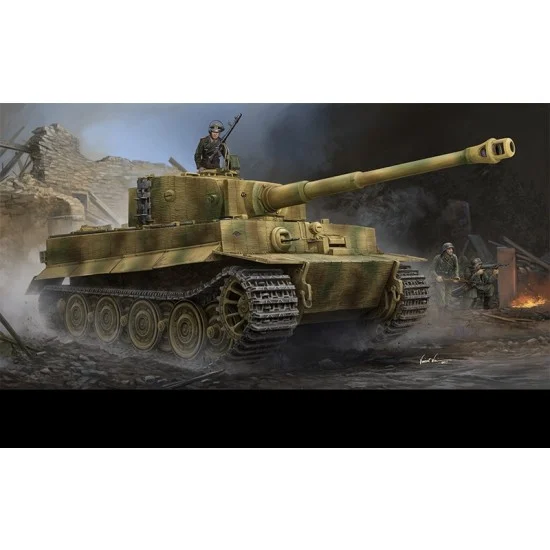 Trumpeter 09540 1/35 PzKpfw.VI Ausf.E SdKfz.181 Tiger I (Late Production) w/Zimmerit - Military Vehicles & Tanks