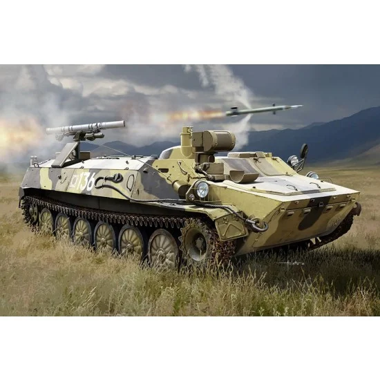 Trumpeter 09605 1/35 Russian 9P149 Launching Vehicle of 9K114 Shturm-S ATGM system