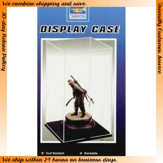Trumpeter 09807 Display Case (L: 117mm, W: 117mm, H: 206mm) - Hobby Tools & Supplies