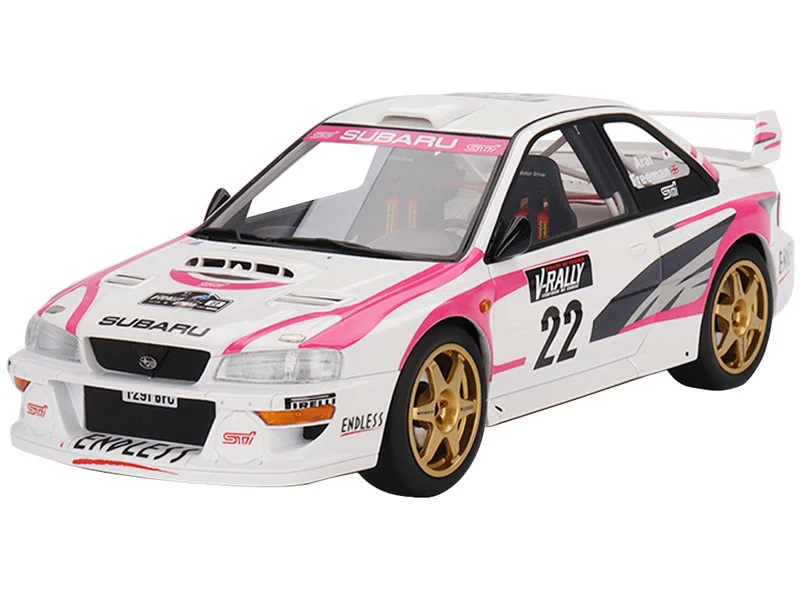 Subaru Impreza WRC98 1999 Rally Tour de Corse #22 1/18 Model Car by Top Speed - Subaru Models