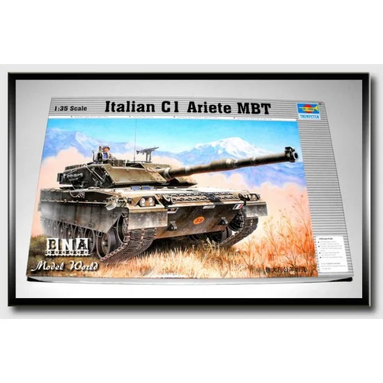 Trumpeter 00332 1/35 Italian CI Ariete Main Battle Tank (MBT) - Military Vehicles & Tanks