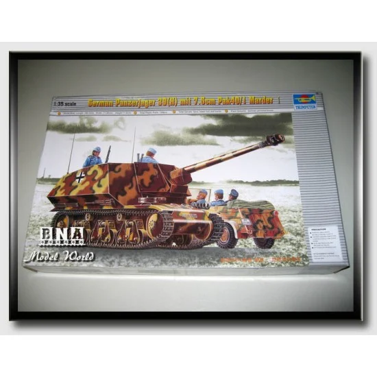 Trumpeter 00354 1/35 German Panzerjager 39(H) 7.5cm - Military Vehicles & Tanks