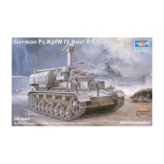 Trumpeter 00362 1/35 German Panzer IV Ausf.D/E Fahrgestell - Military Vehicles & Tanks