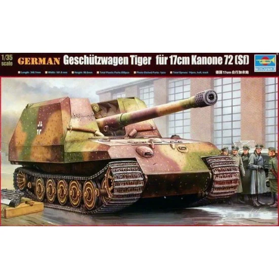 Trumpeter 00378 1/35 German Geschutzwagen Tiger K72 - Military Vehicles & Tanks