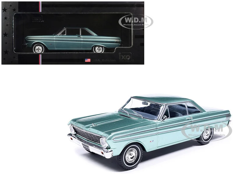 1964 Ford Falcon Dynasty Green Metallic 1/24 Diecast Model by IXO Models - Ford Models