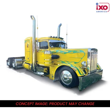 1:64 1952 Peterbilt 350 - Yellow with Green Flames