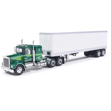 1:64 1974 Kenworth W-925 - Green with white trailer
