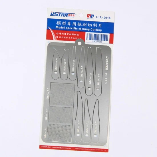 U Star UA-80016 Photo-etched Cutting Tool - Saw & Scriber set #8
