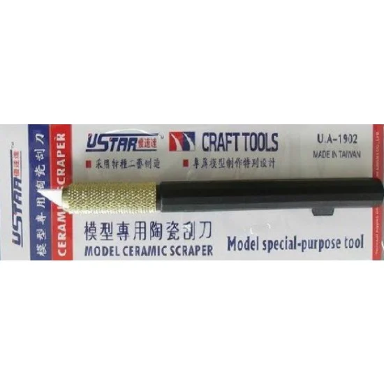 U Star UA-1902 Model Ceramic Knife/Scraper with 1 Sharp Blade