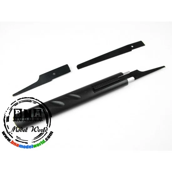 U Star UA-92600 Hobby Mini Razor Saw with 3 Blades (Compatible w/Tamiya's #74018)