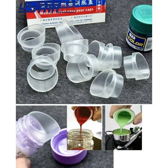 U Star UA-90013 Bottle Spout x10 for GSI/Tamiya Paints | FREE Gift w/0+ Order | Coupon Code: UA-90013