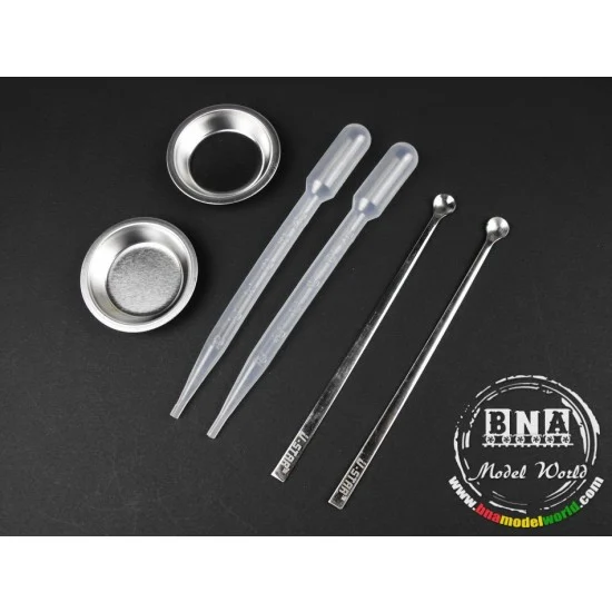 U Star UA-90018 Paint Stirrer (2pcs) + Paint Tray (2pcs) + 30ml Plastic Dropper