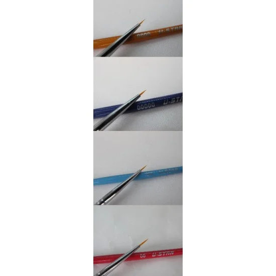 U Star UA-90026 Round Brush 4-in-1 set (Size 2/0, 3/0, 4/0 and 5/0)