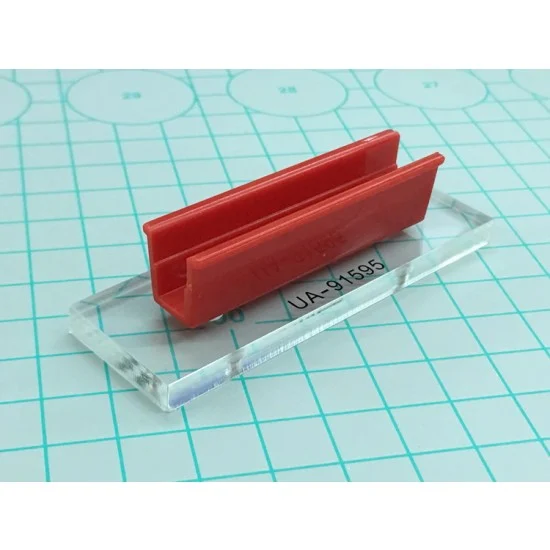 U Star UA-91595R Transparent Grinding Plate (red handle)