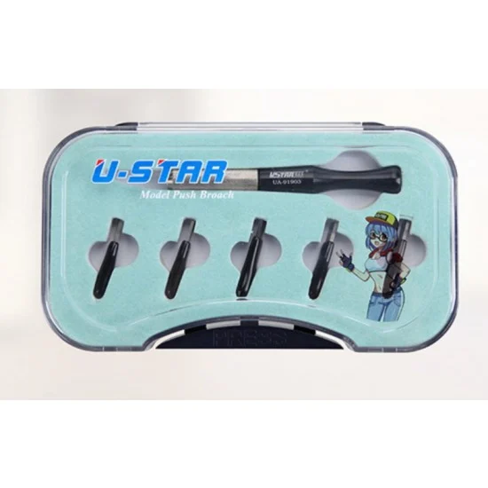 U Star UA-91903 Deluxe Scriber/Chisel Set (Handle with Blades: 0.15, 0.1, 0.2, 0.3, 0.5mm)