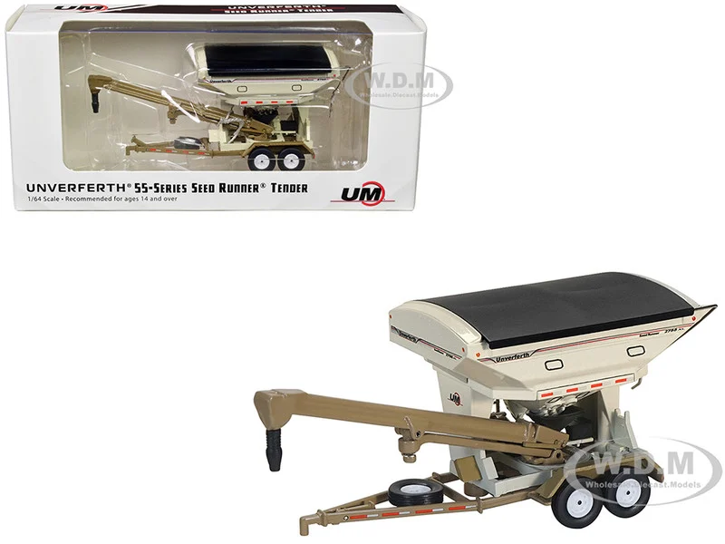 Unverferth 2755XL Seed Tender Beige and Light Brown 1/64 Diecast Model by SpecCast - Tractors & Farm Models