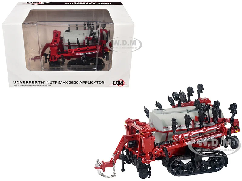 Unverferth NutriMax 2600 Applicator with Tracks Red 1/64 Diecast Model by SpecCast - Tractors & Farm Models