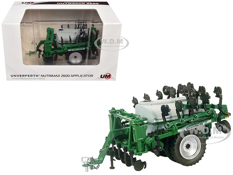 Unverferth NutriMax 2600 Applicator with Dual Wheels Green 1/64 Diecast Model by SpecCast - Tractors & Farm Models