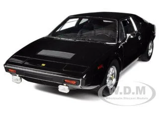 Ferrari Dino 308 GT4 Black (Elvis Presley Owned) "Elite Edition" Series 1/18 Diecast Model Car by Hot Wheels - Ferrari Models