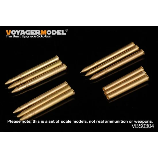 Voyager VBS0304 1/35 WWII German 75mm Pak 40 Ammunition/Ammo - Military Vehicles & Tanks