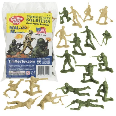 Tim Mee 1/35 Cold War Plastic Army Men - 48 Pieces