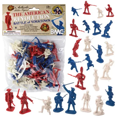 BMC Revolutionary War, Yorktown 1/32 Plastic Figures - 34 Pi