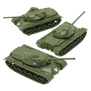 Patton Platoon 1/48 Plastic Tank Set Tim Mee (67717)