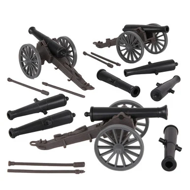 American Civil War 1/32 Cannon with Accessories 3-pc Set BMC Toys (67391)