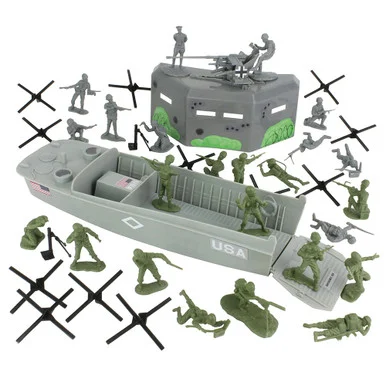 D-Day Plastic Army Men 40-piece Playset VICTORYBUY (BMC-40027)