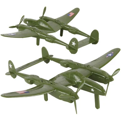 P-38 Lightning Fighter 1/50 2-Piece Plastic Set TM-67910