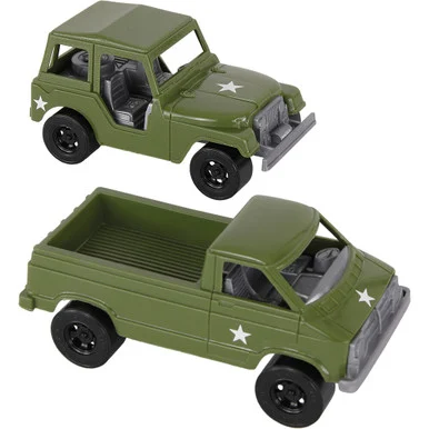 Willys M38A1 & Pickup Truck 1/32 Plastic Set Tim Mee (67930)